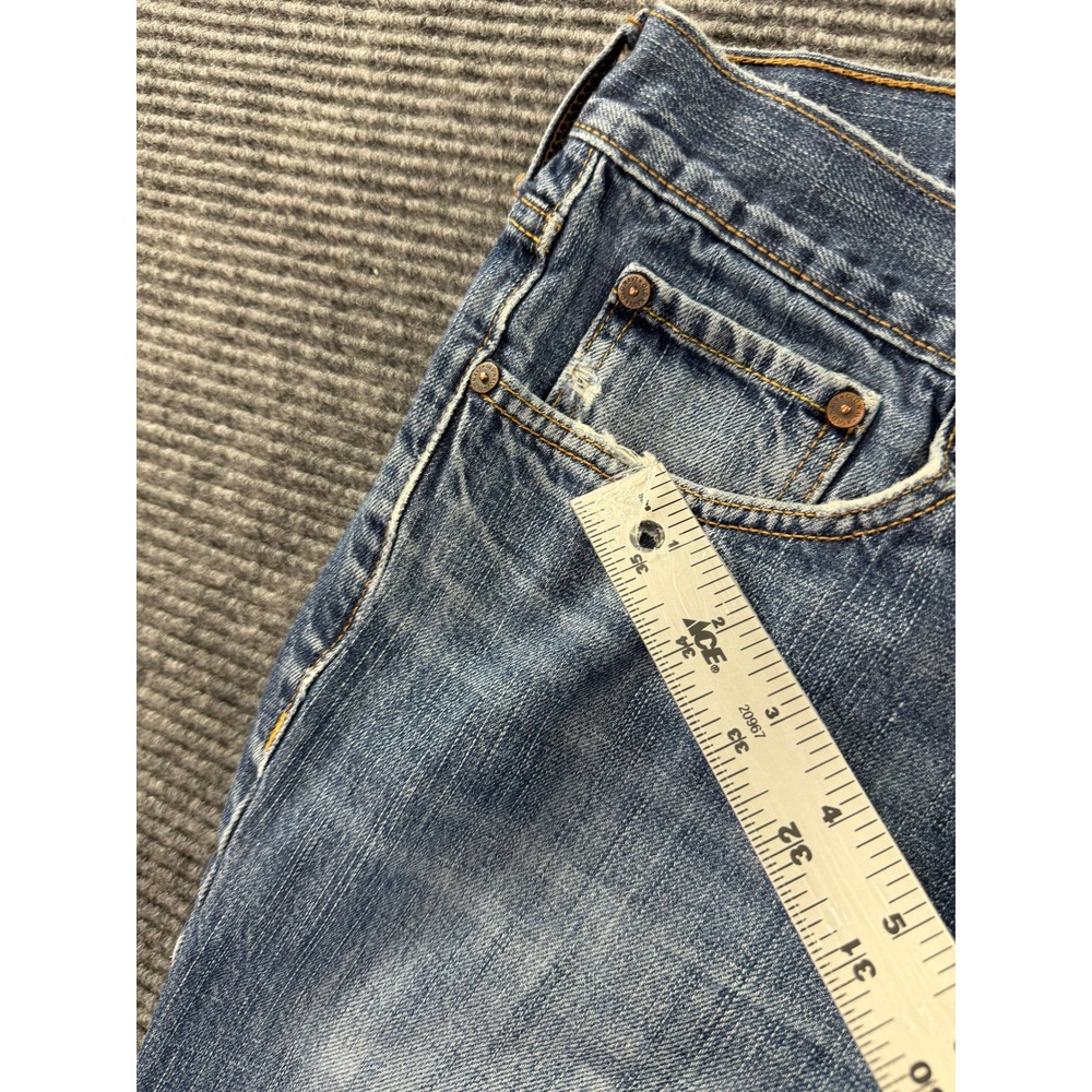 Old Navy Bootcut Jeans Womens 33x32 Medium Wash Denim 100% Cotton Blue - Picture 13 of 14
